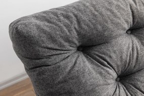 Sofá-cama de 3 Lugares Saki – Cinzento Claro – 185x82x92 cm