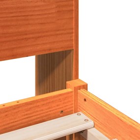 Cama com estante sem colchão 90x200 cm madeira maciça