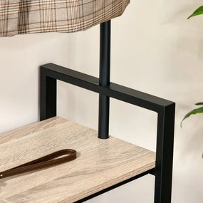 Conjunto Promise - Cabide Ajustável, Sapateira e Banco - Design Indust