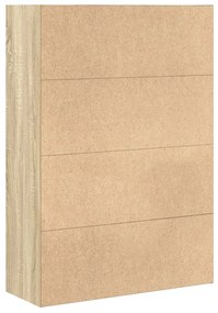 Estante 80x30x114 cm derivados de madeira carvalho sonoma