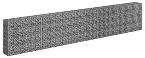 Canteiro elevado/cesto gabião 450x30x90 cm aço galvanizado