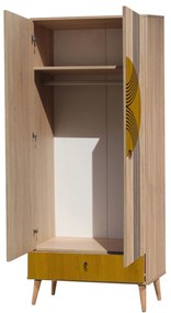 Roupeiro City – Multicolor – 80 cm x 190 cm x 45 cm
