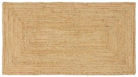 vidaXL Tapete de Área Bege 100 x 200 cm Juta