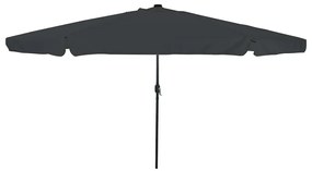 vidaXL Sombrinha de Jardim com Luzes LED Ø395x245 cm Antracite