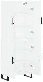 Armário alto 69,5x34x180 cm derivados de madeira branco