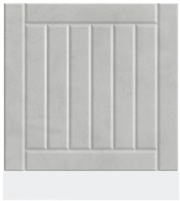 Painel máquina lavar louça Lucca deriv. madeira cinza cimento