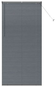 Persiana de Janela Cinzento-escuro 100 x 220 cm Alumínio