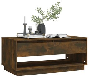 Mesa de centro 102,5x55x44 cm derivados madeira carvalho fumado