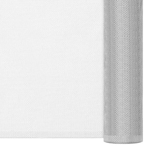 vidaXL Rede em alumínio 112x500 cm prateado
