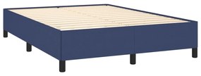 Estrutura de cama 140x190 cm tecido azul