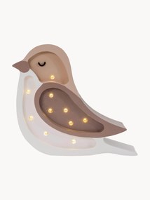 Candeeiro LED para crianças artesanal com temporizador e comando, regulável, Bird Mini