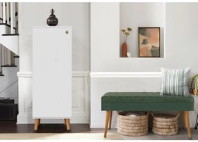 Conjunto de Mobiliário de Entrada Vegas – Branco e Verde – Sapateira 5