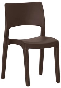 Cadeiras de jardim 2 pcs polipropileno cor moca
