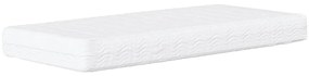 Colchão de espuma 90x210 cm dureza H2 H3 branco