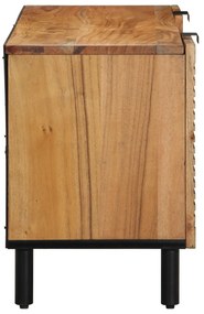 Aparador de TV vidaXL 105x33,5x46 cm Madeira Maciça de Acácia