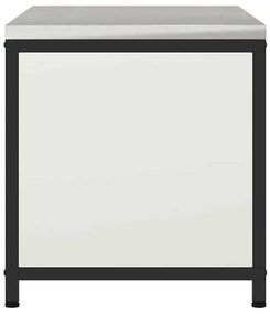 Armário de Armazenamento para Cozinha Branco 60 x 50 x 92 cm