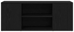 Armário para TV vidaXL Preto Carvalho 100x35x40 cm Madeira de Engenhar