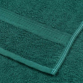 6pcs Conjunto toalhas banho 360 gsm 100% algodão verde