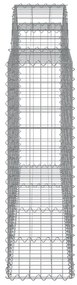 Cestos gabião arqueados 10 pcs 200x30x100/120 ferro galvanizado