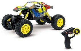 Carro Telecomandado Hillriser Crawler 4WD 1:18 Amarelo 2,4GHz