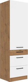 Armário modular com portas Wood White 127