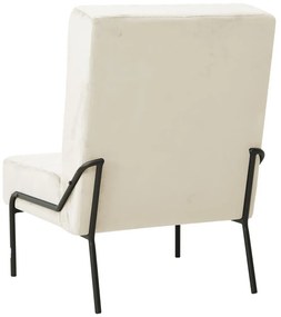 Cadeira de descanso 65x79x87 cm veludo creme