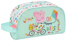 Nécessaire Escolar Peppa Pig Cosy Corner Azul Claro (26 X 16 X 9 cm)