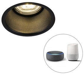 LED Foco embutido inteligente moderno preto com WiFi GU10 - Dept Design,Moderno