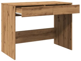 Secretária 101x50x76,5 cm derivados madeira carvalho artisiano