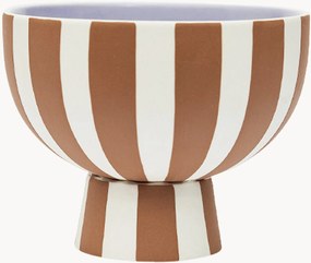Taça decorativa pintada à mão Toppu, Alt 10 cm