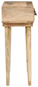 Mesa consola 110x30x75 cm madeira de mangueira maciça