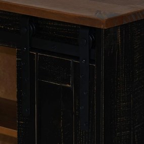 Armário suspenso HALDEN com porta de correr 49x22,5x70 cm Pinho