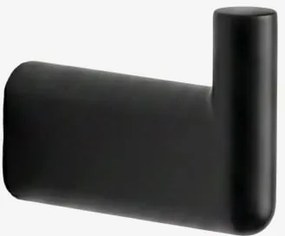 Cabide De Banho Em Aço Inoxidável Rovent Preto Mate - Sklum