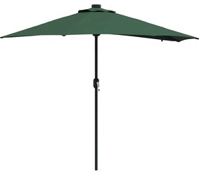 Guarda-sol de Jardim Verde 294 x 150 x 223 cm tecido