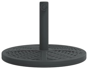 Base de guarda-sol para postes de Ø38/48 mm 12 kg redondo