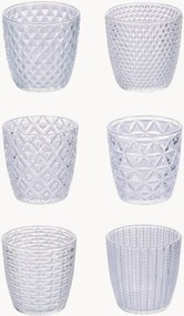 Copos de água Geometry, conjunto de 6