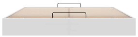 Estrutura de cama otomana sem colchão 160x200 cm branca