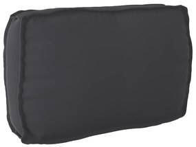 vidaXL Almofada de palete para encosto Preto 70 x 40 x 12 cm