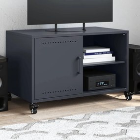 Móvel de TV 68x39x43,5 cm aço antracite