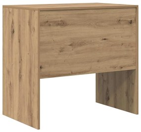 mesa Carvalho Artesanal 80x50x76 cm Madeira engenheirada