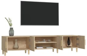 Móvel de TV 180x31,5x40 cm derivados de madeira carvalho sonoma