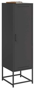 Aparador alto 36x39x123 cm aço preto