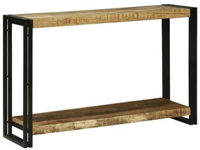 vidaXL Aparador Castanho 120 x 33 x 75 cm Madeira de manga maciça