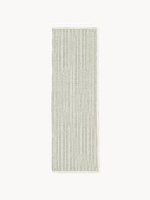 Passadeira para interior e exterior artesanal às riscas Turner