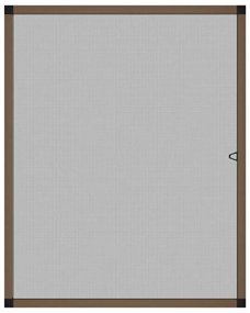 Tela anti-insetos para janela 100x120 cm castanho