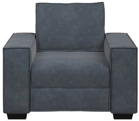 Poltrona 60 cm veludo verde-escuro