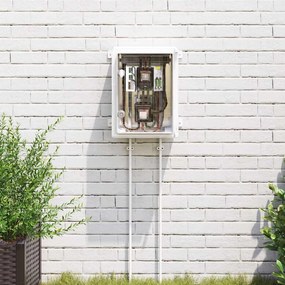 Armário de Controle IP65 à Prova d'Água Cinza 30x16,5x40 cm de Plástic