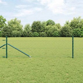 Cerca Hexagonal vidaXL Verde 0.4x10 m Aço