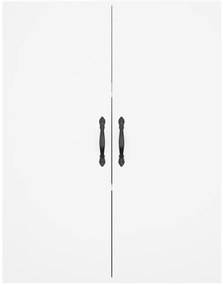 Armário alto 69,5x34x180 cm derivados de madeira branco