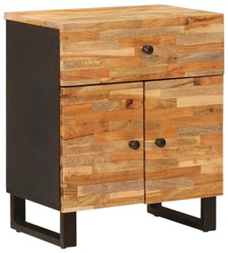 vidaXL Gabinete de Cama com gaveta Castanho 50 x 33 x 60 cm